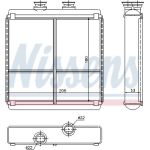 Wärmetauscher, Innenraumheizung 72042 Wärmetauscher, Innenraumheizung 72042