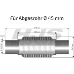 Flexrohr, Abgasanlage 83 00 8418 Flexrohr, Abgasanlage 83 00 8418