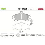 Valeo 301318A Bremsbelagsatz, Scheibenbremse EXPERT Valeo 301318A Bremsbelagsatz, Scheibenbremse EXPERT