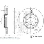 Blue Print ADBP430129 Bremsscheibe Blue Print ADBP430129 Bremsscheibe