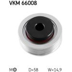 Spannrolle, Keilrippenriemen VKM 66008 Spannrolle, Keilrippenriemen VKM 66008