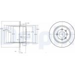 Delphi BG2635 Bremsscheibe Delphi BG2635 Bremsscheibe