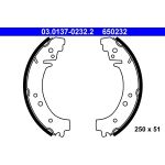 ATE 03.0137-0232.2 Bremsbackensatz ATE 03.0137-0232.2 Bremsbackensatz