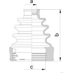 Faltenbalgsatz, Antriebswelle J2890300 Faltenbalgsatz, Antriebswelle J2890300