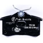 Bremsbelagsatz, Scheibenbremse 8DB 355 018-601