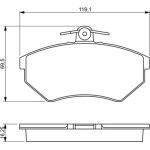 BOSCH 0 986 460 943 Bremsbelagsatz, Scheibenbremse BOSCH 0 986 460 943 Bremsbelagsatz, Scheibenbremse