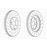 Ferodo DDF1582C-1 Bremsscheibe PREMIER Ferodo DDF1582C-1 Bremsscheibe PREMIER