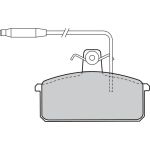 Valeo 598531 Bremsbelagsatz, Scheibenbremse Valeo 598531 Bremsbelagsatz, Scheibenbremse