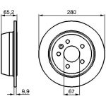Bremsscheibe 0 986 478 873 Bremsscheibe 0 986 478 873