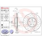 Bremsscheibe 09.A870.1X Bremsscheibe 09.A870.1X