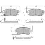 Metzger 1170824 Bremsbelagsatz, Scheibenbremse Metzger 1170824 Bremsbelagsatz, Scheibenbremse