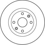 Bremsscheibe DF2586 Bremsscheibe DF2586
