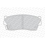 Ferodo FDB712 Bremsbelagsatz, Scheibenbremse PREMIER ECO FRICTION Ferodo FDB712 Bremsbelagsatz, Scheibenbremse PREMIER ECO FRICTION