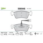 Valeo 598946 Bremsbelagsatz, Scheibenbremse Valeo 598946 Bremsbelagsatz, Scheibenbremse