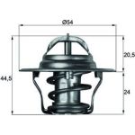 Thermostat, Kühlmittel TX 4 83D Thermostat, Kühlmittel TX 4 83D