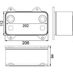 Ölkühler, Motoröl CLC 63 000P