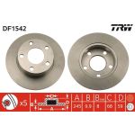 TRW DF1542 Bremsscheibe TRW DF1542 Bremsscheibe