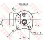 Radbremszylinder BWB116 Radbremszylinder BWB116