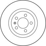 TRW DF2804 Bremsscheibe