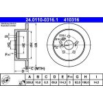 Bremsscheibe 24.0110-0316.1