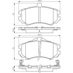 BOSCH 0 986 494 426 Bremsbelagsatz, Scheibenbremse BOSCH 0 986 494 426 Bremsbelagsatz, Scheibenbremse