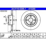 Bremsscheibe 24.0110-0269.1