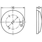 Hella 2JA 003 232-001 Innenraumleuchte