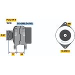 BOSCH 0 124 425 015 Generator BOSCH 0 124 425 015 Generator