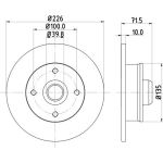 Bremsscheibe 8DD 355 101-661 Bremsscheibe 8DD 355 101-661