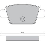 Metzger 1170131 Bremsbelagsatz, Scheibenbremse