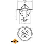 Thermostat, Kühlmittel 725174 Thermostat, Kühlmittel 725174