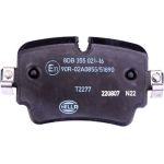 Bremsbelagsatz, Scheibenbremse 8DB 355 021-161 Bremsbelagsatz, Scheibenbremse 8DB 355 021-161