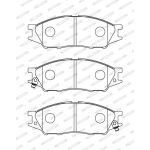 Ferodo FDB1888 Bremsbelagsatz, Scheibenbremse PREMIER ECO FRICTION Ferodo FDB1888 Bremsbelagsatz, Scheibenbremse PREMIER ECO FRICTION