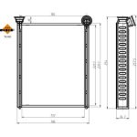 Wärmetauscher, Innenraumheizung 54360 Wärmetauscher, Innenraumheizung 54360