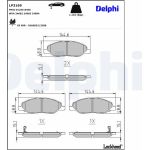 Delphi LP3169 Bremsbelagsatz, Scheibenbremse Delphi LP3169 Bremsbelagsatz, Scheibenbremse