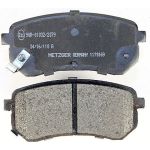 Metzger 1170169 Bremsbelagsatz, Scheibenbremse Metzger 1170169 Bremsbelagsatz, Scheibenbremse
