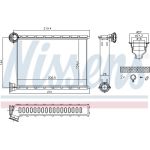 Nissens 707079 Wärmetauscher, Innenraumheizung FIRST FIT Nissens 707079 Wärmetauscher, Innenraumheizung FIRST FIT