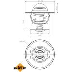 Thermostat, Kühlmittel 725213 Thermostat, Kühlmittel 725213