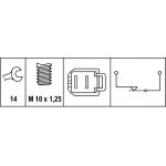 Bremslichtschalter 6DF 007 365-001 Bremslichtschalter 6DF 007 365-001