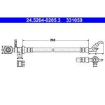 ATE 24.5264-0205.3 Bremsschlauch ATE 24.5264-0205.3 Bremsschlauch
