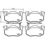 Hella 8DB 355 018-941 Bremsbelagsatz, Scheibenbremse Hella 8DB 355 018-941 Bremsbelagsatz, Scheibenbremse