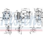 Kompressor, Klimaanlage 890743 Kompressor, Klimaanlage 890743