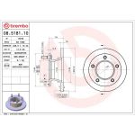 Brembo 08.5181.10 Bremsscheibe PRIME LINE Brembo 08.5181.10 Bremsscheibe PRIME LINE