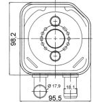 Ölkühler, Motoröl CLC 165 000S Ölkühler, Motoröl CLC 165 000S