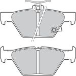 Bremsbelagsatz, Scheibenbremse 601494 Bremsbelagsatz, Scheibenbremse 601494