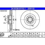 Bremsscheibe 24.0330-0115.1