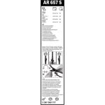 BOSCH AR 657 S Scheibenwischer Aerotwin Retrofit 3 397 009 777