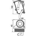 Ölkühler, Motoröl CLC 24 000P