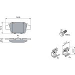 Bremsbelagsatz, Scheibenbremse 0 986 494 030 Bremsbelagsatz, Scheibenbremse 0 986 494 030