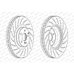 Bremsscheibe DDF2051C-1